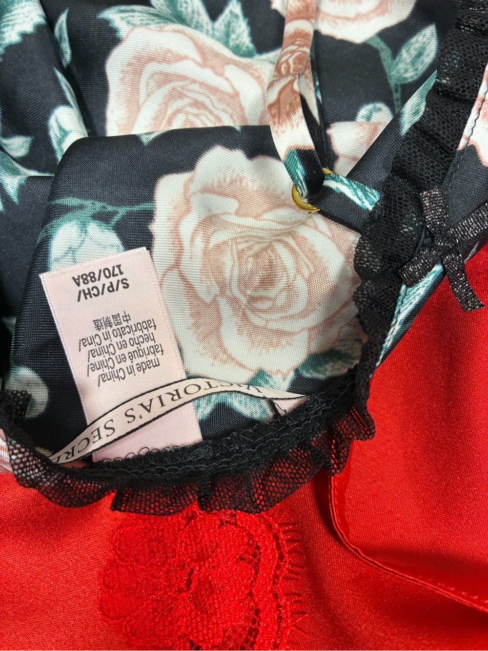 Victoria Secret 3 Piece Bundle Satin Teddy Romper 2 Satin Camisoles - Picture 14 of 14